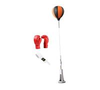Yunmeryker Boxing Reaction Ball Pack Complet Ballon Réflexe Boxe Speed Ventouse Entraînement Agilité Fonction Coordination Adapté Enfants Adultes Dom, pour Adultes avec Gants