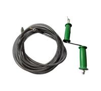 Yunmeryker Cable Muni D'Un Câble Spiralé Souple et Robuste Poignée Rotative Manuelle pour Déboucher Conduites et Drains Outil Extraction Cheveux En A, Ressort de 5 M