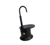 Yunmeryker Cafetière à Bec Unique, 50 Ml, Machine à Expresso Légère En Alliage D'aluminium pour Plaque de Cuisson, Noir