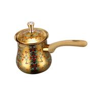 Yunmeryker Cafetière Acier Inoxydable Casserole à Sauce Portable avec Manche Ergonomique Pot à Lait Universel Casserole pour Chocolat et Beurre Concept, 720ml