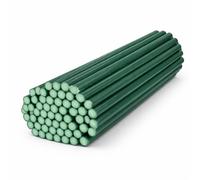 Yunmeryker Cerceau Flexible pour Mini-Serre, Tunnel de forçage 7mm en Fibre de Verre, Arceau de Serre pour tomates et légumes, Support de Plantes 43cm , Kit de Tunnel de Serre, 24 tig