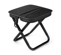 Yunmeryker Chaise Camping Pliante Confortable, Siège Pliant Portable Léger, Fauteuil Pliant Métal & Tissu, pour Plage Pêche, Noir, Pliant avec Sac de Transport amélioré