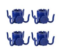Yunmeryker Crochet Parasol Plage avec 4 Griffes Clip Universel Porte-crochets Multiples Fixation Rapide Sans Outils Ne Gêne Pas L'Ouverture Adapté Plage Jardin C, Bleu 4 Pièces