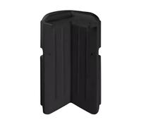 Yunmeryker Défenseur de Quai Bateau Gonflable Protection Dock Renforcé PVC Rigide Installation Permanente Support Métal Antichoc Installation V, Noir