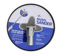 Yunmeryker Disque de Ponçage Rond Ponceuse Manuelle pour Plaques de Plâtre Disque Rotatif en Aluminium Outil de Polissage pour Peinture Murs Plafonds Décoration, Bleu