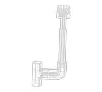 Yunmeryker Écumeur D'aquarium en Acrylique avec Tube de Surface et Tête Rotative pour éliminer Le Film Huileux et Faciliter L'entretien des Aquariums D, Dia Intérieur 25 Mm