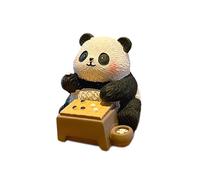 Yunmeryker Figurine de Panda Décorative, Statuette Animale, Sculpture Moderne En Résine, Idéale pour Un Bureau, Une Chambre, Un Salon, Un Cadeau D'anniversai, Style D