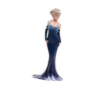 Yunmeryker Figurine Féminine 1/64 Peinte à La Main, Accessoire de Décor à Monter Soi-même, Modèle Miniature, Décoration de Bureau Ou de Maison de Poupée