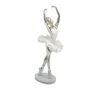 Yunmeryker Figurine Statuette Danseuse Sculpture Ornement Résine Moderne Raffinée sur Base Stable Adaptée pour Décoration D'Intérieur Bureau Chambre Ca, c