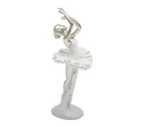 Yunmeryker Figurine Statuette Danseuse Sculpture Ornement Résine Moderne Raffinée sur Base Stable Adaptée pour Décoration D'Intérieur Bureau Chambre Ca, b