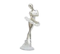 Yunmeryker Figurine Statuette Danseuse Sculpture Ornement Résine Moderne Raffinée sur Base Stable Adaptée pour Décoration D'Intérieur Bureau Chambre Ca, styler un