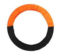 Yunmeryker Housse de Protection élastique pour Cerceaux de Gymnastique, Portable et Résistante à l'usure, pour en Toute Sécurité Vos Anneaux de, Noir et Orange