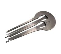 Yunmeryker Jaw Harp Métal Compact Instrument Ethnomusical Bouche Facilité D'Apprentissage Son Riche Spontanéité Adapté à Rendez-vous Amical Sonore Utilisa, Argent