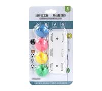 Yunmeryker Kit Gestion câbles et fixateurs Prise pour Une Organisation Efficace - pour Le Bureau | pour l'électronique, Mélange de Couleurs