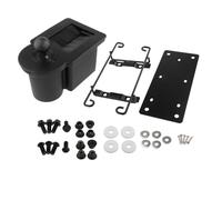 Yunmeryker Lave-balles de Golf Réglable, Machine de Nettoyage de, Boîte D'accessoires, Seau, équipement de Lavage Portable, en Métal, Support Côté Gauche