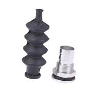 Yunmeryker Manchon Étanche pour Bateau RC Manchon Soufflet Joint Étanchéité Composant Remplacement avec Base Aluminium Protège Servo et Matériel de Gouvernail Co, Grande Base, 42mm