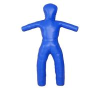 Yunmeryker Mannequin de Grappling Adversaire de Boxe Outil de Pratique Poupée de Jiu-Jitsu en Cuir PU Robuste Non Rempli pour Un Entraînement Réaliste Adapté Pou, Bleu