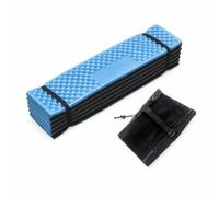 Yunmeryker Matelas Pliable en Mousse pour Camping, Tapis Sol résistant à l'humidité, idéal pour Une Personne, Bleu