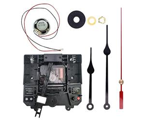Yunmeryker Mécanisme de Réparation D'horloge à Pendule, Pièces Détachées, Kit de Pendule Musical avec Aiguilles pour Amateurs, Horloge Murale à Monter Soi-mê, Modèle H