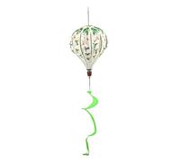 Yunmeryker Montgolfière Décorative Suspendue D'extérieur, Type Moulin à Vent, en Polyester et PP, Ajoute de La Couleur à Votre Terrasse Ou Balcon, Oiseau Beige