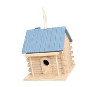 Yunmeryker Nichoir D'extérieur en Bois, Nid Décoratif et Créatif, Facile à Installer, Structure Robuste, Finitions Soignées, Idéal pour Les Amoureux des Oise, Bleu