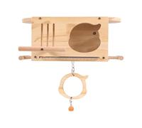Yunmeryker Nichoir Suspendu, Abri et Accessoires pour Cage à Oiseaux pour Perruches Ondulées
