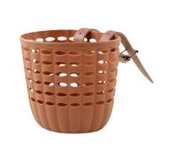 Yunmeryker Panier de Vélo Enfant, Panier de Guidon, Installation Facile, Petit Modèle, 17,5 Cm X 13 Cm X 15 Cm, Accessoire de Décoration pour l'avant du Vélo, Brun