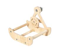 Yunmeryker Perchoir pour Perroquet, Accessoires pour Cage à Balançoire, Petit Bâtonnet à Mâcher Unique pour Perruches Ondulées, Exercices de Posture Debout