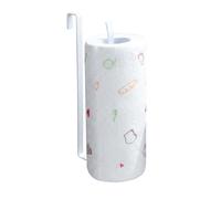 Yunmeryker Porte Essuie-Tout, Dérouleur Essuie-Tout Mural sans Perçage, Support Rouleau Cuisine en Fer Peint Cassé, Gain de Place, 26 cm