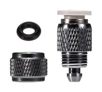Yunmeryker Raccord de Tuyau pour Aquarium en Alliage D'Aluminium Adaptateur de Conversion Rapide pour Pompe à Air Compatible avec Tubes 6x4mm Connexion Sécurisé, Male Type A