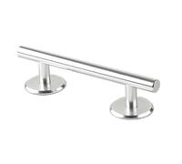 Yunmeryker Rail Rond Professionnel En Métal pour Fingerboard, Accessoire Polyvalent pour Franchir Les Obstacles, Matériau, Argent 15cm