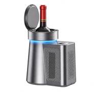 Yunmeryker Refroidisseur Boissons Comptoir Portable, Écran, Température et Étagères Réglables, Faibles Vibrations, Américain