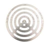 Yunmeryker Règle Ronde, Angle, Arrondi, Gabarit, Cercle, Gabarit de Cercle
