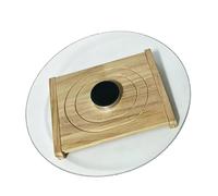 Yunmeryker Roue d'exercice pour Hamster avec Base en Bois et Disque Rotatif - Une Option de Fitness et de Divertissement