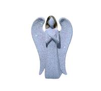 Yunmeryker Statue D'ange Décorative de Bureau, Sculpture Nordique Créative pour La Décoration Intérieure, Idéale pour Un Bureau, Une Chambre Ou Une étagère D, Blanc