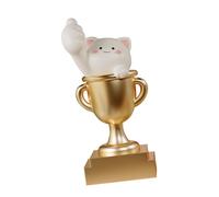 Yunmeryker Statue Trophée Décorative, Cadeau de Remise de Diplôme, Pièce Maîtresse, de La Part de, Ils, Chat