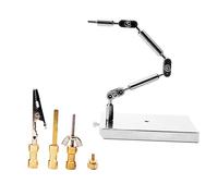 Yunmeryker Stop Motion Rig Stand Support de Bras Articulés pour Personnage Animé Outil D'Armature Acier Inoxydable Adapté à Studio Créateur de Stop Motion, Tête de Tube Carré