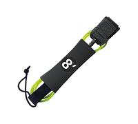 Yunmeryker Surfboard Leash Bracelet de Cheville Élastique Planche de Paddle Sangle Réglable Tressée Protection Anti-Glissement Adaptée Aux Sports d'eau comme sur, Vert, 8 Pieds