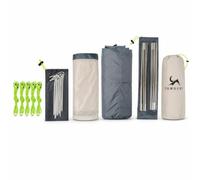 Yunmeryker Tente Camping 2 Places Double Couche pour, imperméable tructure en Alliage d'aluminium