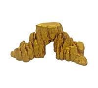 Yunmeryker Terrain Roche Modèle Accessoire Miniature Figurine Simulation Montagne Décoration Table Jeu Artisanat Unique Convient Collection Amateurs Prés, Or