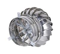 Yunmeryker Ventilateur de Toit Extracteur D'Air En Acier 201 Capuchon de Ventilation Accessoire Imperméable Installation Simple Adapté Aux Maisons Usines Grenier, 200 Mm