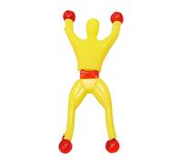 Yunmiao Robot Mural Sticky Man,Jouet Collant pour | Wall Crawler, Sticky Hands Favors, Stick to Cabinet, The Wall, Glass