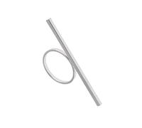 Yunnan Sourcing Punk Long Bar Argent Couleur Bague en Métal pour Les Femmes Charme Moderne De Mode Simple Femme Doigt Accessoires Longue Barre Bague bagues pour Les Femmes Argent Or métal Anneau pour