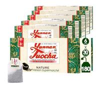 Yunnan Tuocha - Thé Tuocha 100% Naturel - Régule le Cholestérol & Drainant - 180 Sachets (6x30)- 360g - Origine Yunnan Garantie(Aérien-Version Supermarché)