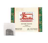 Yunnan Tuocha - Thé Tuocha 100% Naturel - Régule le Cholestérol & Drainant -25 Sachets - 50g - Origine Yunnan Garantie(Aérien-Version Supermarché)