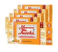 Yunnan Tuocha Zouji - Tangerine Tuocha Thé - 100 Sachets (5x20)- 200g - Origine Yunnan Garantie