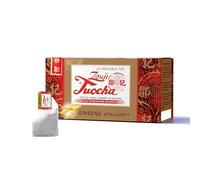 Yunnan Tuocha Zouji - Thé Tuocha au Ginseng - Vitalisant - 20 Sachets - 40g - Origine Yunnan Garantie
