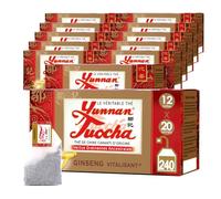Yunnan Tuocha Zouji - Thé Tuocha Ginseng - Vitalisant - 240 Sachets 480g