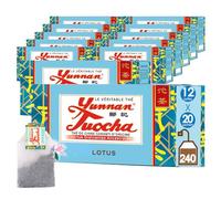 Yunnan Tuocha Zouji - Thé Tuocha Lotus-Apaisant Relaxant-240 Sachets 480g