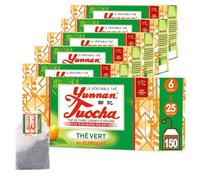Yunnan Tuocha Zouji - Thé Vert au Kumquat - Vitamine C -150 Sachets (6x25)- 300g - Origine Yunnan Garantie